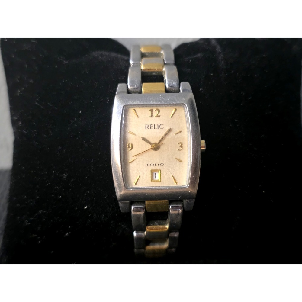 Relic Folio ZR33481 30M Water Resistant Quartz Analog Ladies Watch Sz.‎ 7"